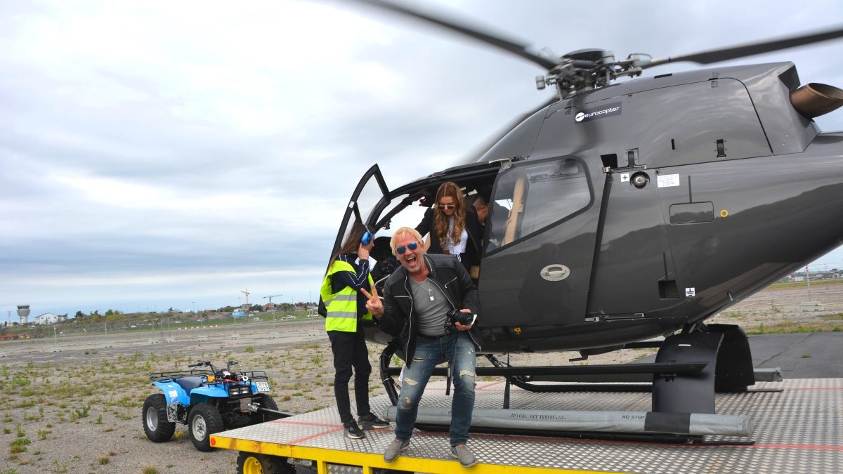 Helikoptertur över Stockholm