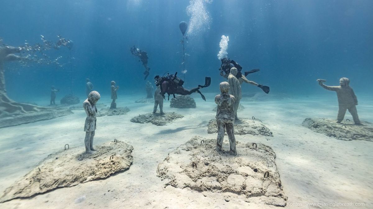 There's an Underwater Museum in the Middle of the Mediterranean