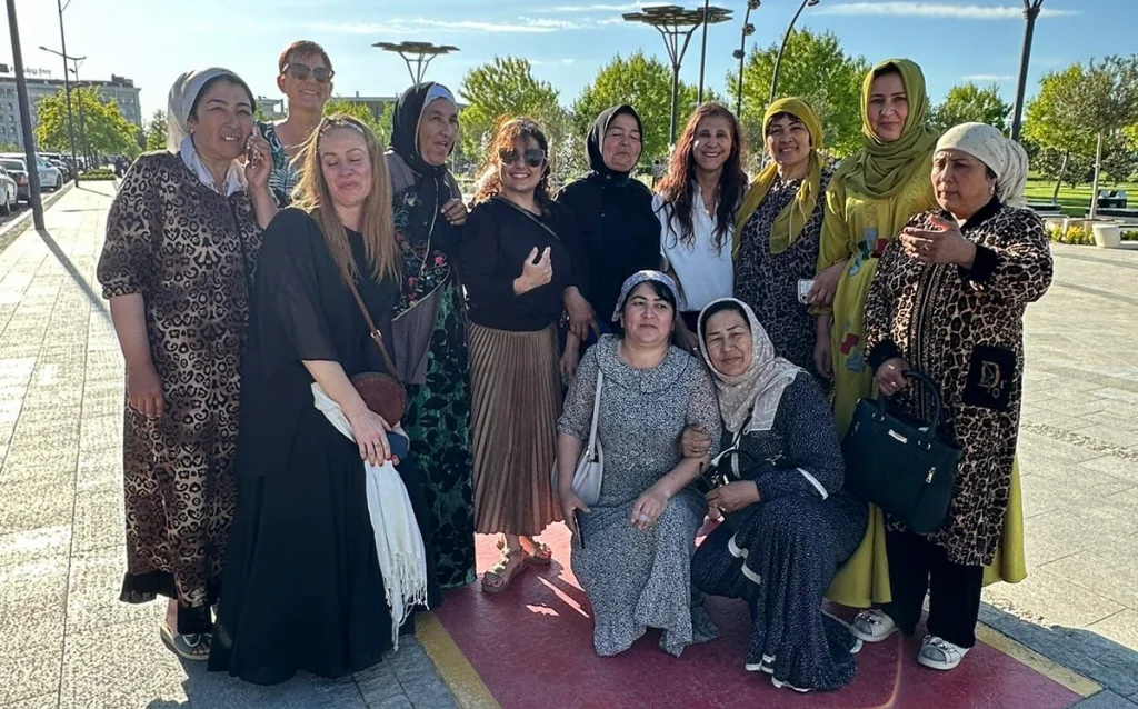 Möte med uzbekiska kvinnor