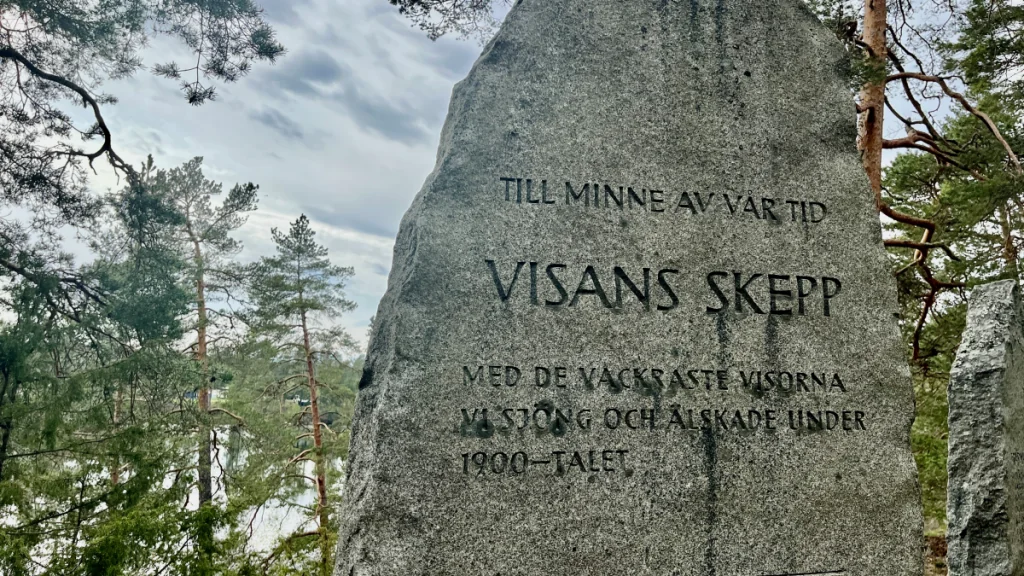 Att besöka Visans skepp i Småland