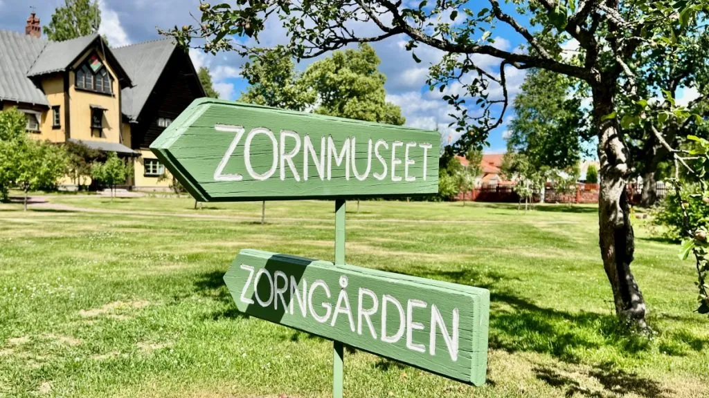 Att besöka Zorngården och Zornmuseet i Mora