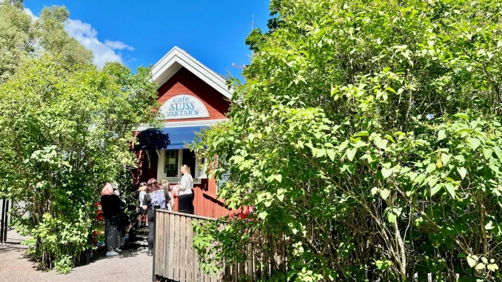 Att göra i Falun i Dalarna - Café Slussvaktarn