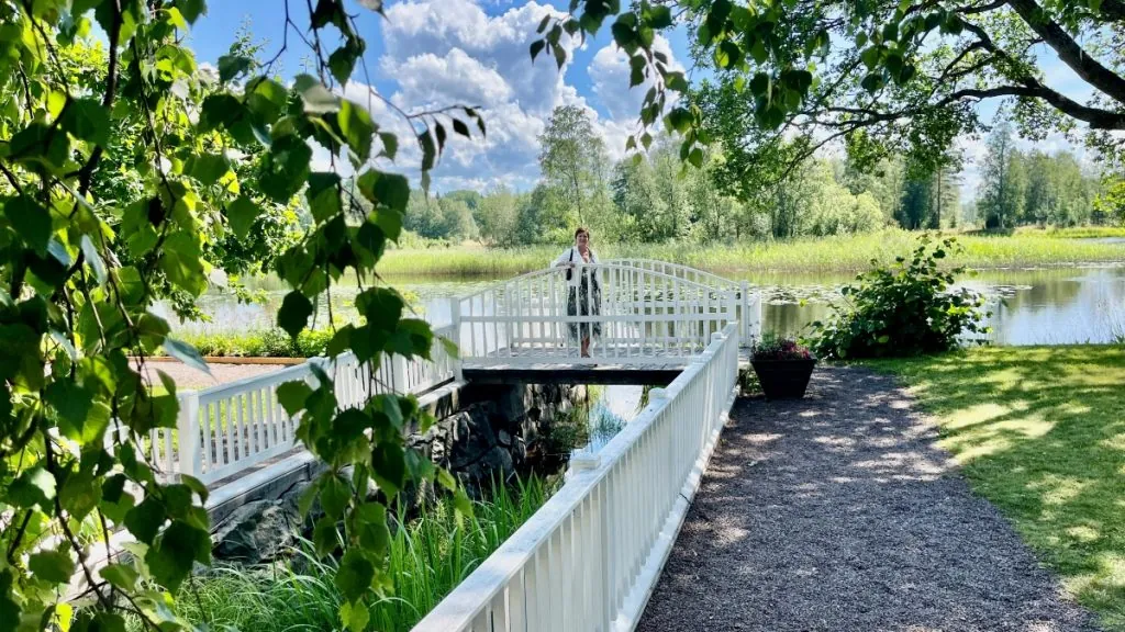 Att besöka Carl Larsson-gården - trädgården