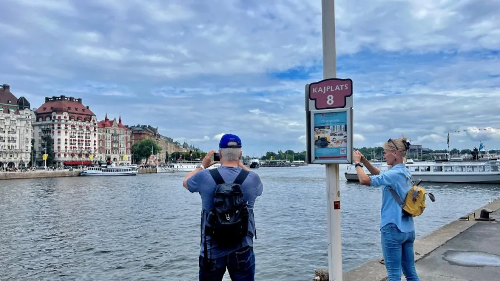 Stockholm med utländska gäster