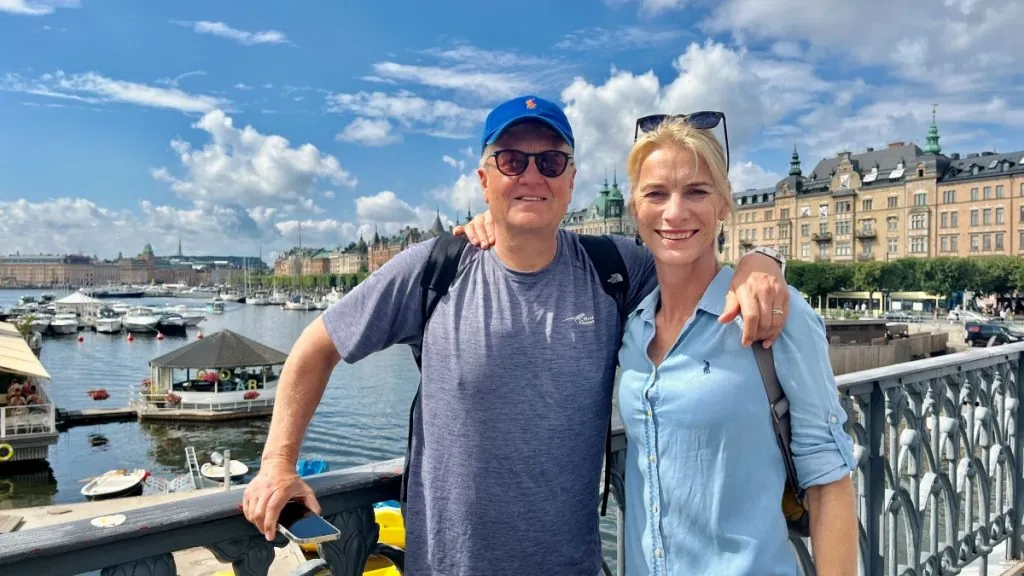 Stockholm med utländska gäster - Henri och Michelle