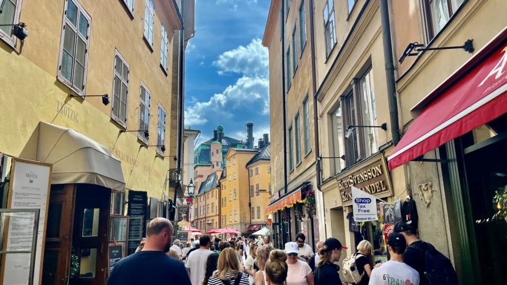 Stockholm med utländska gäster