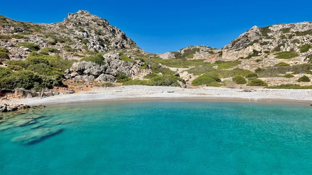 Båttur till ön Saria på Karpathos