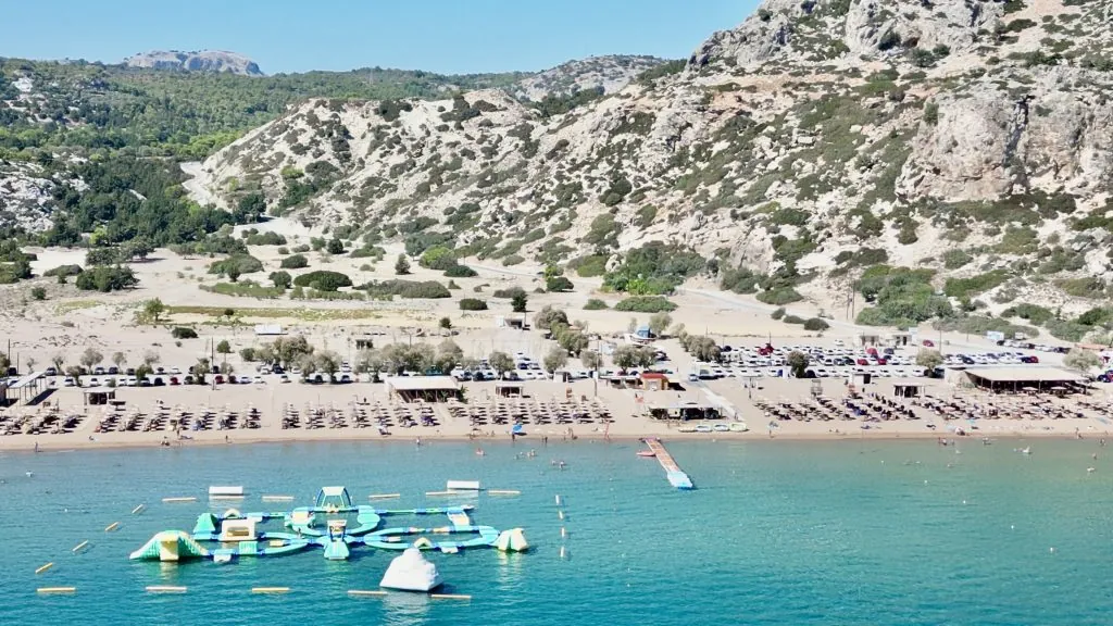 Rhodos stränder - Tsambika beach