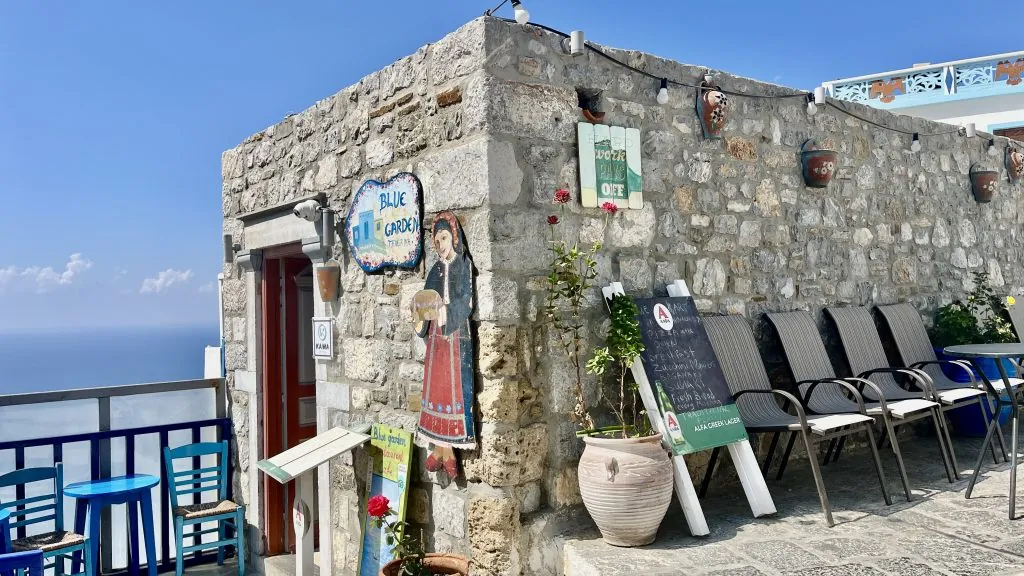 Restauranger på Karpathos - Blue Garden