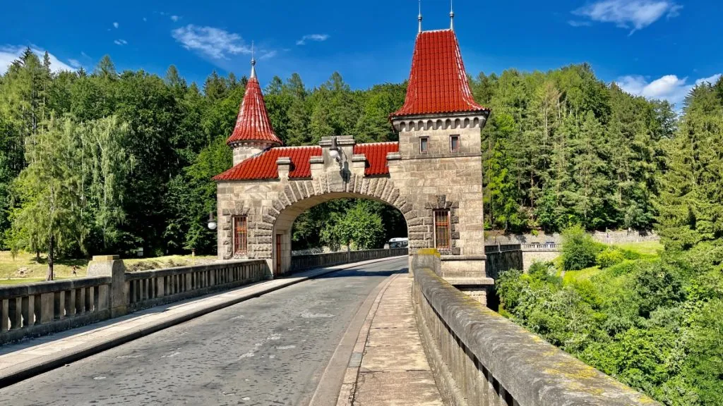 Royal Forest Dam i Tjeckien - Přehrada Les Království