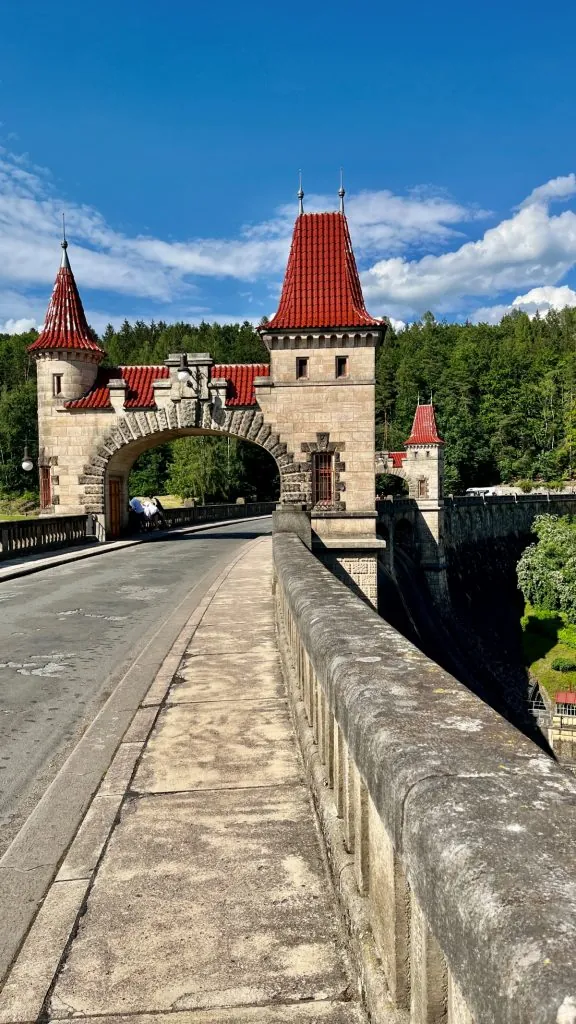 Royal Forest Dam i Tjeckien - Přehrada Les Království